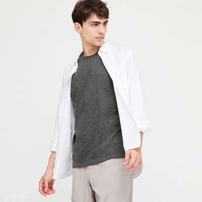 Университетская быстрая круглая шея T -Shirt (короткие рукава) 433025 Uniqlo