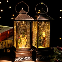 Рождественское украшение, скандинавская музыкальная музыкальная шкатулка для беседки, ретро напольный макет