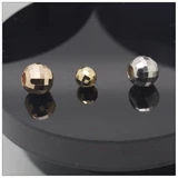 Бусины, бусы, браслет с одной бусиной, золото 750 пробы, 6mm