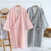 Kimono bông gạc đồ ngủ nam giới và phụ nữ dịch vụ nhà kích thước lớn Nhật Bản dài tay áo choàng áo tắm mồ hôi quần áo phong cách mới Night Robe