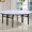 Trang trí bàn gấp chân bàn chân khung vuông vuông bốn góc dài chống trượt công ty khung đồ nội thất kệ sắt dải dài - FnB Furniture