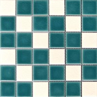 48 марокканский ледяной трещины темно -зеленый синий + белый ледяной трещины