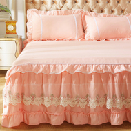2018 new bed bìa mùa hè giường ren váy mảnh duy nhất lá sen tấm ren Simmons trượt bộ bảo vệ