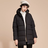 Áo khoác nữ 361 độ 2018 mùa đông mới 361 dày ấm dài phần xuống áo khoác mỏng - Thể thao xuống áo khoác áo phao cho bé gái