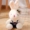 Dễ thương phong cách mục vụ thỏ đồ chơi sang trọng nấm nấm thỏ trắng búp bê 9 inch lấy máy búp bê quà tặng mẫu giáo - Đồ chơi mềm