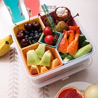 Япония импортированная детская ручная фруктовая коробка, чтобы принести студенческие коробки для работы в простую коробку Bento на работу
