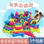 Puppy dog ​​toy cắn kháng mol đào tạo Teddy Tha Mồi Vàng đồ chơi mèo đồ chơi pet nguồn cung cấp TPR đồ chơi chuột đồ chơi cho mèo