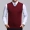 Mùa thu và mùa đông mới trung niên của nam giới cashmere vest len ​​vest V-Cổ kích thước lớn trung niên vest áo len áo len vest nam đẹp
