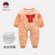 Bộ đồ bé gái công chúa ấm áp mùa thu đông mở tập jumpsuit dễ thương siêu đáng yêu. - Áo liền quần