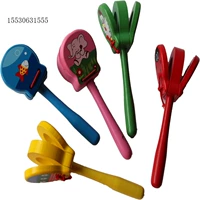 Детские ударные инструменты, деревянные учебные пособия, игрушка, раннее развитие, три цвета