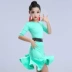 Trẻ em mới Quần áo Latin cô gái nhảy thực hành quần áo Trẻ em dịch vụ thi thi Latin - Trang phục Trang phục