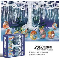 2000 штук красивых пасхальных яиц 70*100см без 4 упаковок клея