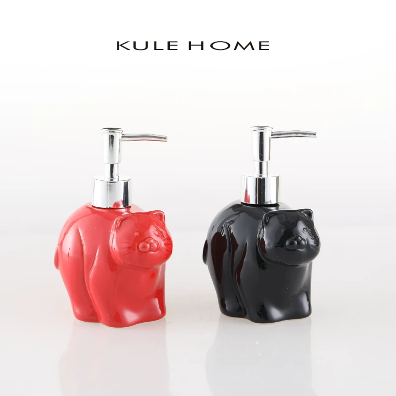 Kule Home Ceramics Creative Handwashing Lotion Нажимная бутылка для шампуня, бутылка для ванной и нажим