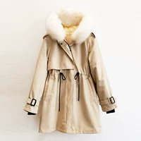 [Анти -сезонный чулок] Классическая куртка для ветровки Фокс мех воротниц выдр -Коллярный меховой мех