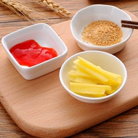 Домашняя творческая керамическая приправа диск японская посуда приправа соевый соус блюдо с закусочной тарелка пельмени уксусной тарелки.