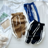 Детские осенние спортивные штаны для мальчиков для отдыха, 2023, свободный крой, в корейском стиле