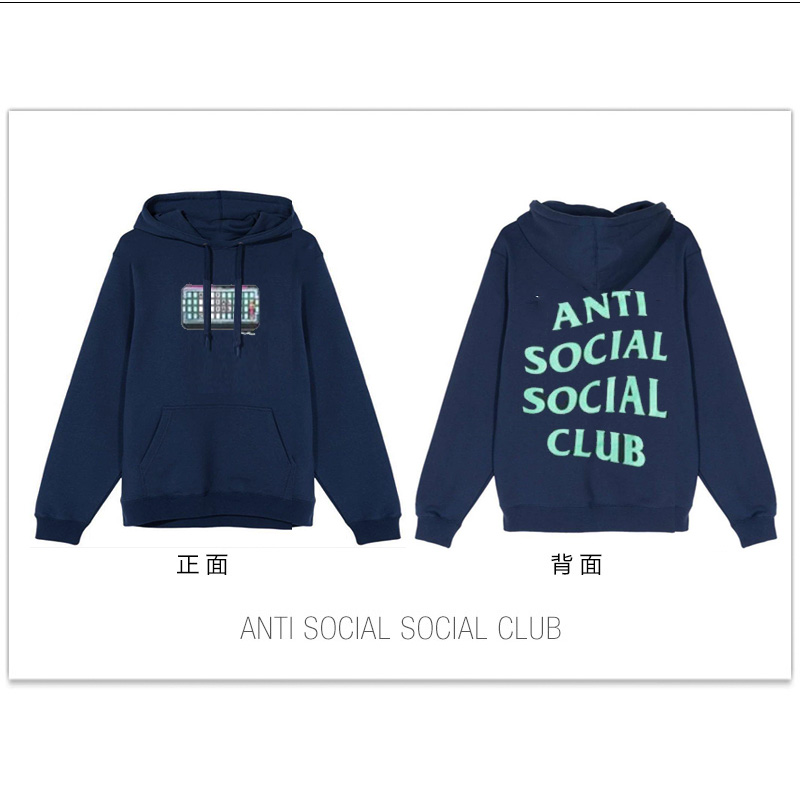 Navy KeyboardGXASSC Go through Sweater jointly cherry blossoms hoodie  club loose coat social men and women anti Chaopai easy