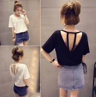 Váy mùa hè, áo thun ngắn tay, trang phục nữ, quần ống rộng, denim, yếm, váy dài một nửa, hàng đầu - Cộng với kích thước quần áo áo khoác thể thao nữ