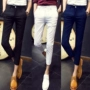 Mùa hè phần mỏng quần của nam giới Hàn Quốc quần âu chân hoang dã quần của nam giới tự canh tác xu hướng 9 điểm phù hợp với quần quần áo nam