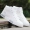 Giày nam mùa xuân màu trắng phiên bản cao của Hàn Quốc để giúp tăng giày nam thanh niên không thấm nước giày trắng bảng giày đường phố Zhongbang