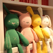 Trẻ em bình tĩnh Bunny Bunny Bé có thể cắn thỏ đồ chơi sang trọng kèm theo búp bê ngủ Quà tặng năm mới - Đồ chơi mềm