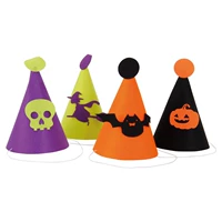 Halloween ăn mặc cung cấp tự làm 骷髅 mũ phớt phù thủy mũ trẻ em mẫu giáo mũ bí ngô - Sản phẩm Đảng / Magic / Hiệu suất đồ hoá trang harry potter