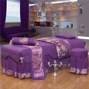 Cao cấp bông denim bedspread vẻ đẹp đơn giản phổ biến mô hình châu Âu bông bedspread thẩm mỹ viện điều trị massage - Trang bị tấm