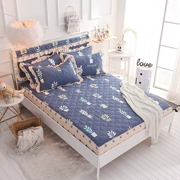 Khăn trải giường bằng vải bông Vỏ bọc bảo vệ bằng vải bông Simmons bọc nệm chống trượt 1,5m1,8m