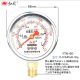 Chính hãng Hongqi thép không gỉ chống sốc chân không YTN60 đồng hồ đo áp suất nước xi lanh oxy áp suất dầu hộ gia đình chống sốc đồng hồ đo áp suất