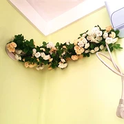 Mô phỏng hoa hồng 72 đầu mây nho hoa giả hoa lụa điều hòa không khí trong nhà trang trí đám cưới - Hoa nhân tạo / Cây / Trái cây
