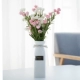 Qianyi White -Collar Worker+Fake Flower 6 Powder White Diamond Rose
