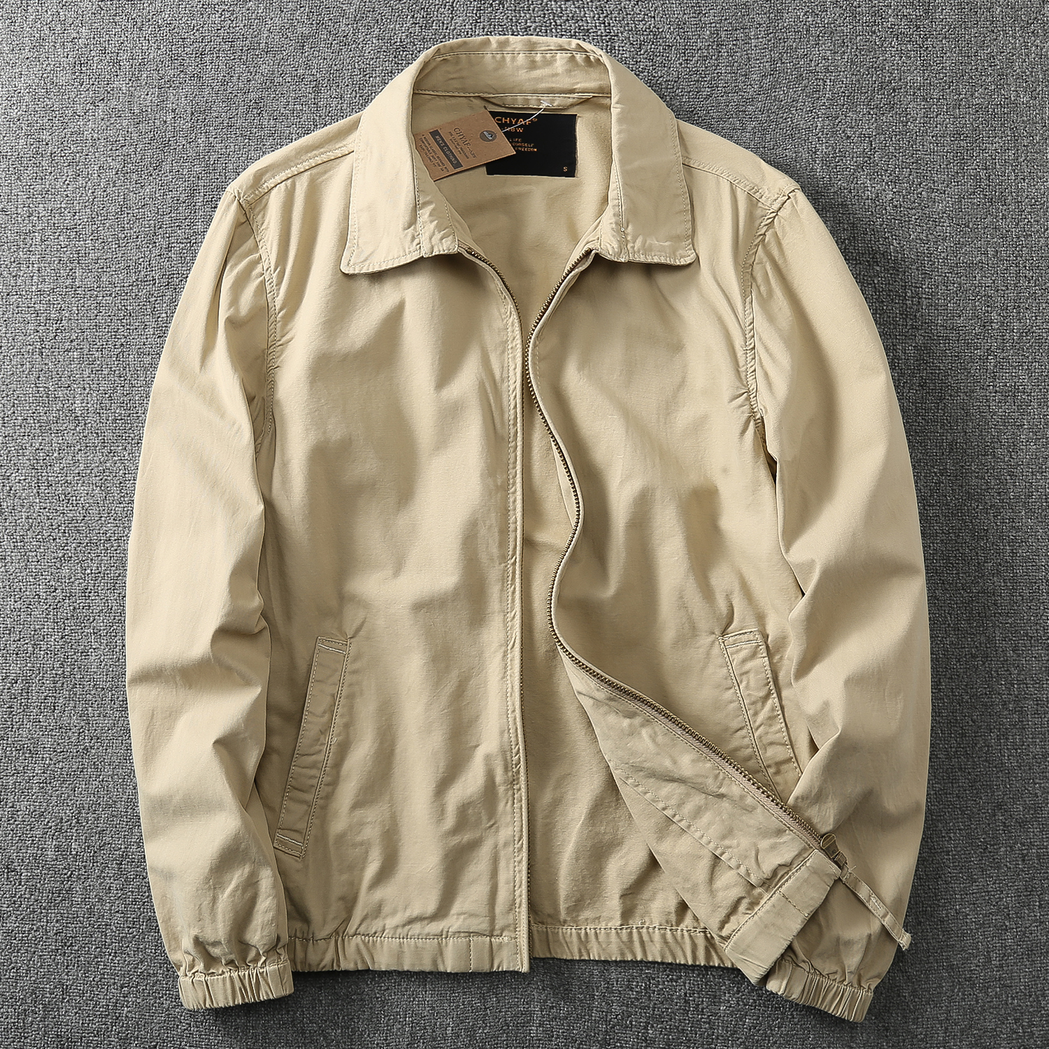 Amazon.com: Kinkia Men's Lightweight Jacket Casual Full Zip