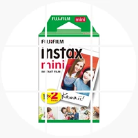 Li Fuji Polaroid instaxmini7s 8 25 50 90 40 phim trắng mặt giấy Glossy - Phụ kiện máy quay phim fujifilm instax mini liplay