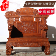 Gỗ gụ sofa Hedgehog rosewood phòng khách đồ gỗ vững chắc Phi lê unicorn sofa lớn 123 kết hợp