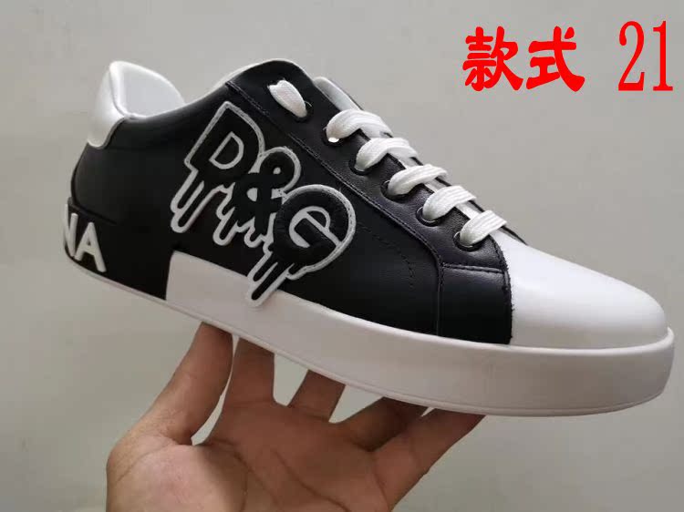 Style (21)European station 2020 new pattern cowhide Round head Frenulum letter leisure time fashion Little white shoes Low Gang men and women shoes Couple shoes