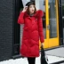 2018 mùa đông mới chính hãng vịt và vịt xuống áo khoác nữ phần dài Hàn Quốc phiên bản của màu trắng vịt xuống dày áo chống mùa đặc biệt Xuống áo khoác