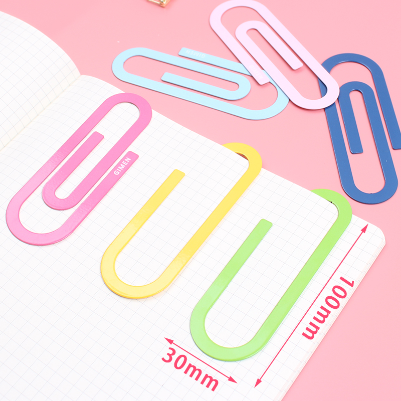 Large Random Distributionmulti-function originality paper clip colour Binding needle box-packed Large paper clip Stationery Pin to work in an office Paper clip