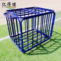 Баскетбольная футбольная корзина для хранения, складная тележка для детского сада из нержавеющей стали