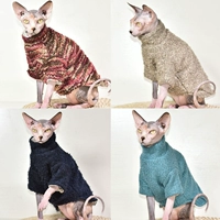 Quần áo mèo không lông Sphinx Anh ngắn Garfield thú cưng mèo Quần áo áo len mùa đông ấm áp điểm - Quần áo & phụ kiện thú cưng quần áo thú cưng giá sỉ