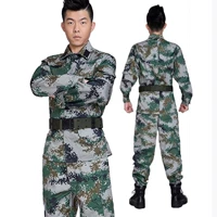 Đồng phục quân đội Trung Quốc mùa hè rừng ngụy trang đào tạo phù hợp với nam fan hâm mộ quân đội ngoài trời quần áo huấn luyện quân sự đồng phục - Những người đam mê quân sự hàng may mặc / sản phẩm quạt quân đội quân áo rằn ri hải quân