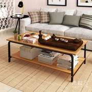 Nội thất căn hộ nhỏ không gian lưu trữ sáng tạo Bàn đơn giản sofa hình chữ nhật giữa bàn cà phê nhỏ MS140 - Bàn trà
