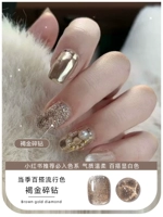 Демон зеленый коричневый золотой дрель