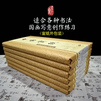 Anhui Xuan Paper Оптовые 100 листов из четырех -футовых Xuan Three -Foot Callygraphy создание Святое полувидимое китайское китайское живопись Упражнения для рисования.
