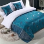 Khách sạn bộ đồ giường khách sạn cao cấp màu rắn đuôi giường giường cờ đuôi giường pad giường bao gồm dải trang trí ra giường