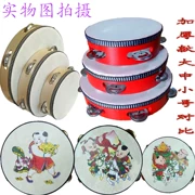 Tambourine polyester trống Orff dụng cụ trẻ em giáo dục sớm pat trống sinh viên đạo cụ đồ chơi tambourine nhạc cụ quốc gia - Nhạc cụ phương Tây