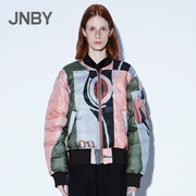 Áo khoác nữ JNBY Ole mùa thu và mùa đông ánh sáng cắt ngắn màu khâu xuống áo khoác nữ 5H0711880 - Xuống áo khoác