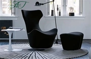 Thiết kế nội thất Bắc Âu cổ điển giải trí sofa tình yêu bướm cơ thể thỏi ghế vải đơn vị sofa đôi sofa - Đồ nội thất thiết kế