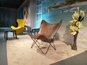 Thiết kế nội thất Bắc Âu cổ điển loạt đồ nội thất bướm ghế bãi biển giải trí phòng ăn trưa nghỉ giải lao ghế nghiên cứu ghế - Đồ nội thất thiết kế
