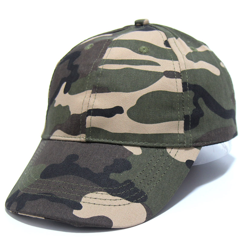 Children's Hat (4 Camouflage)Hat children Sun hat Student tide outdoors adult Baseball cap print logo Camouflage cap diy Embroidered words set