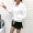 Mùa thu 2018 phiên bản Hàn Quốc mới của đồng phục bóng chày mỏng lỏng ve áo dài tay áo dây rút ngắn áo khoác nữ sinh viên